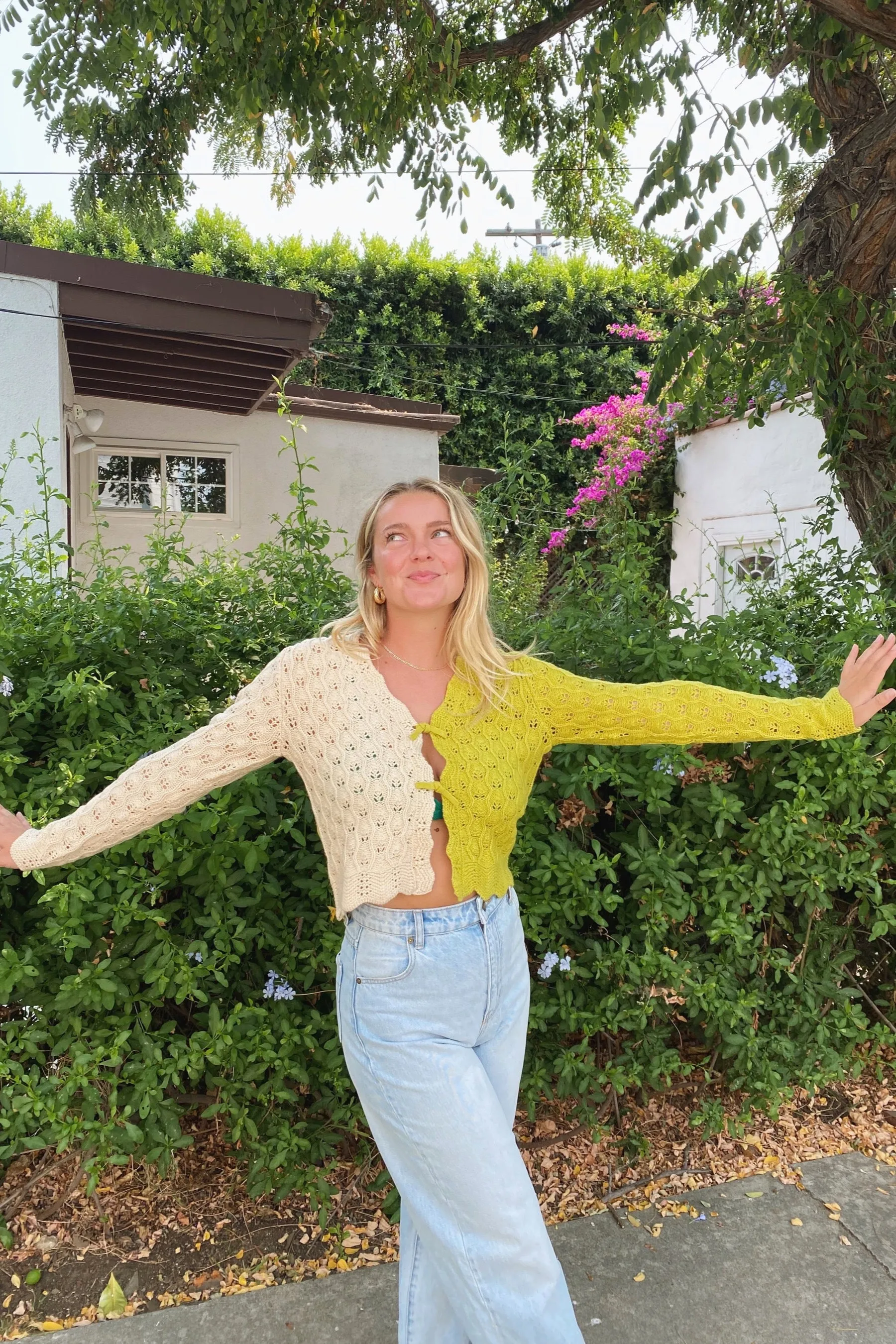 Chartreuse Beige Lumi Cardigan