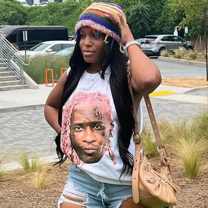 Chic Charm Graphic Young Thug T-shirt