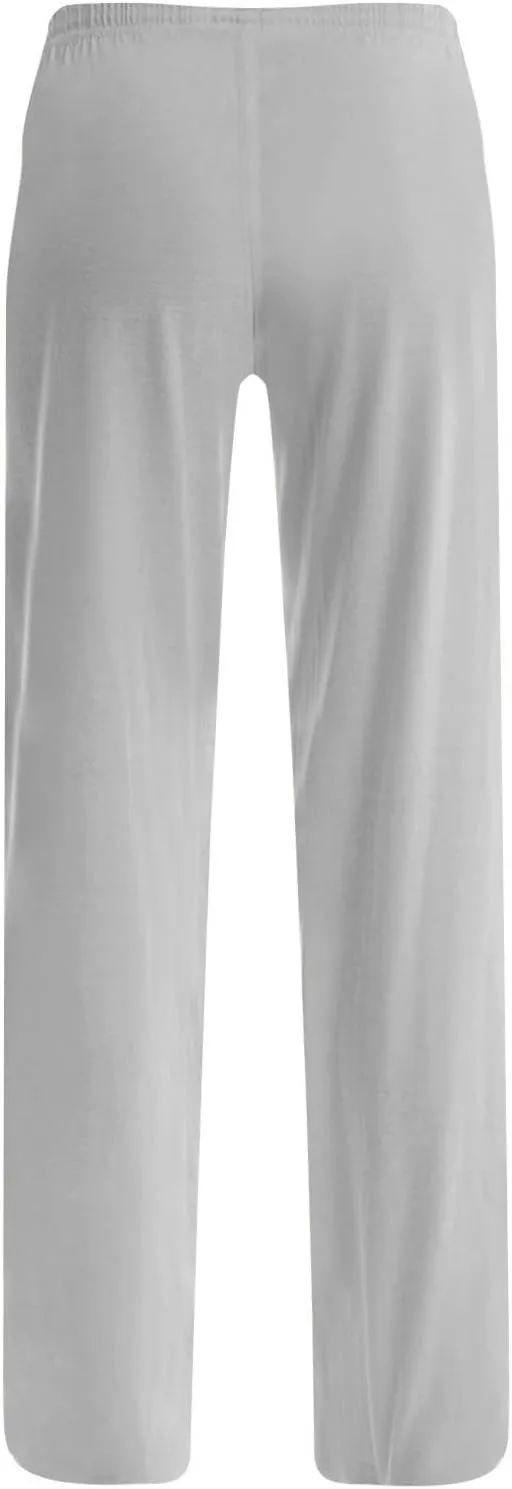 Ladies Drawstring Solid Color Casual Dressy Loose Fit Fashion Pants