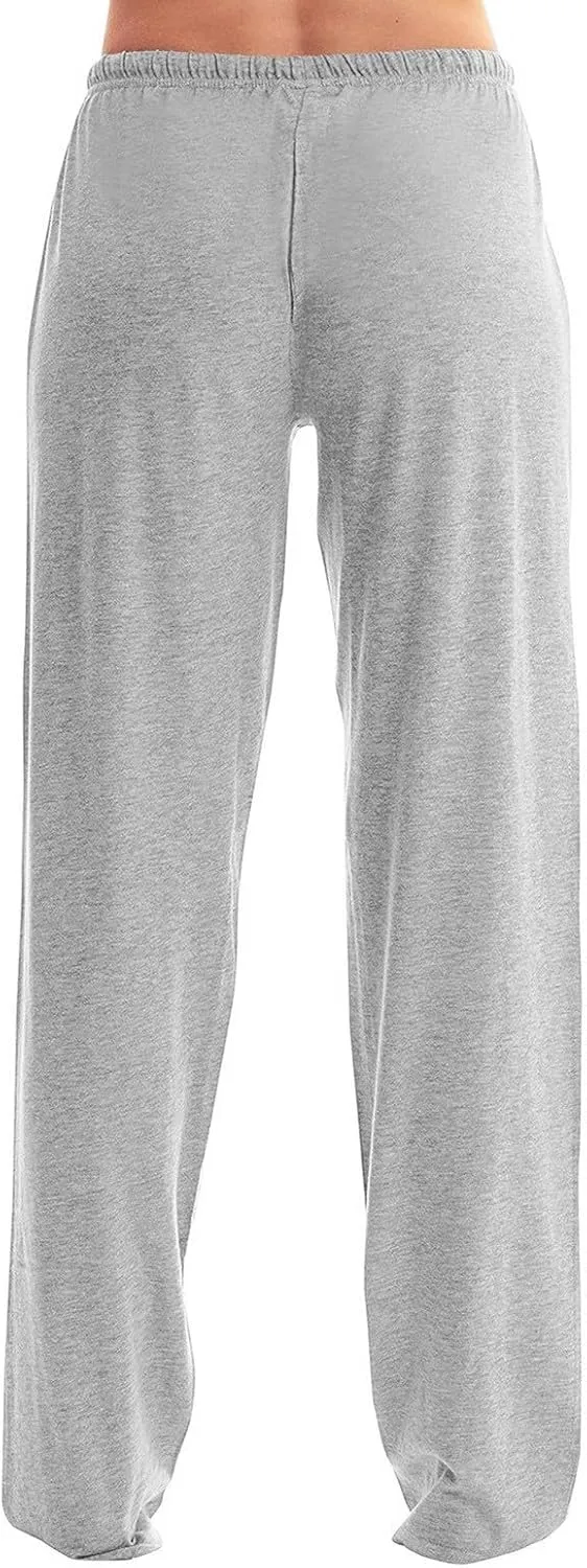 Ladies Drawstring Solid Color Casual Dressy Loose Fit Fashion Pants