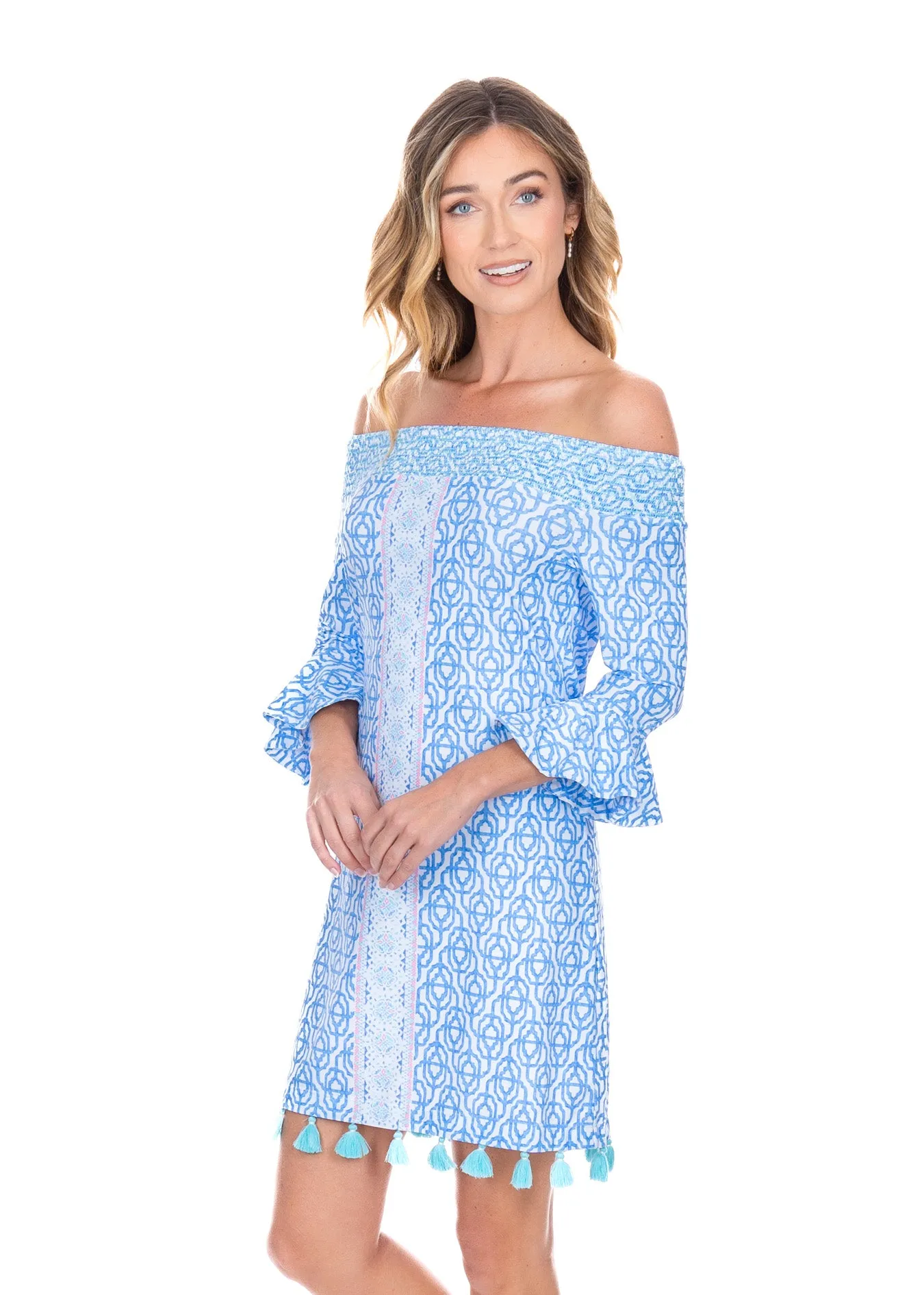 Lake Como Off the Shoulder Dress