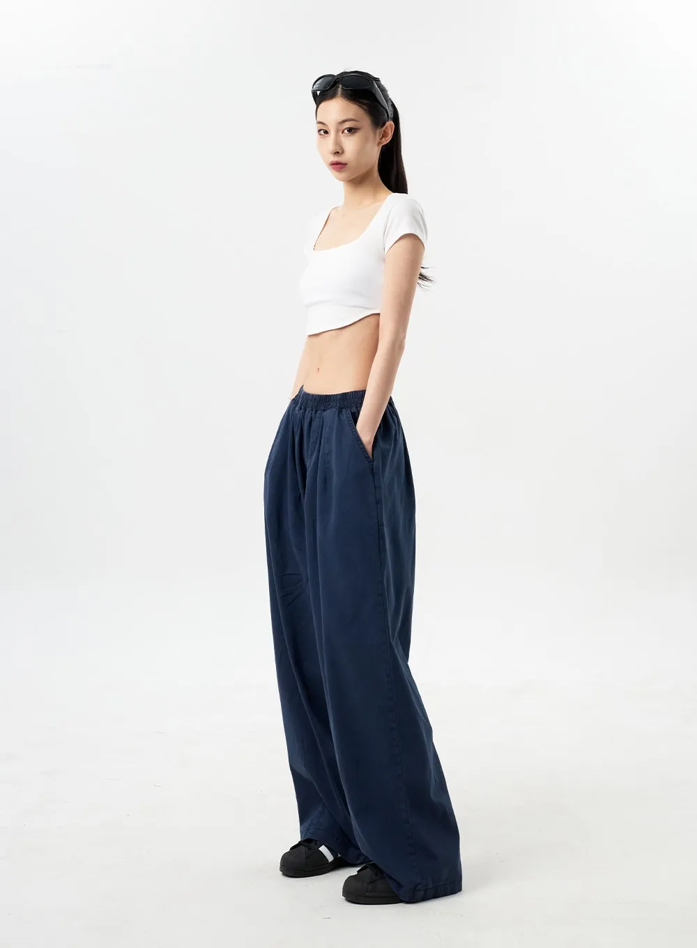 Low Rise Cotton Pants CY312