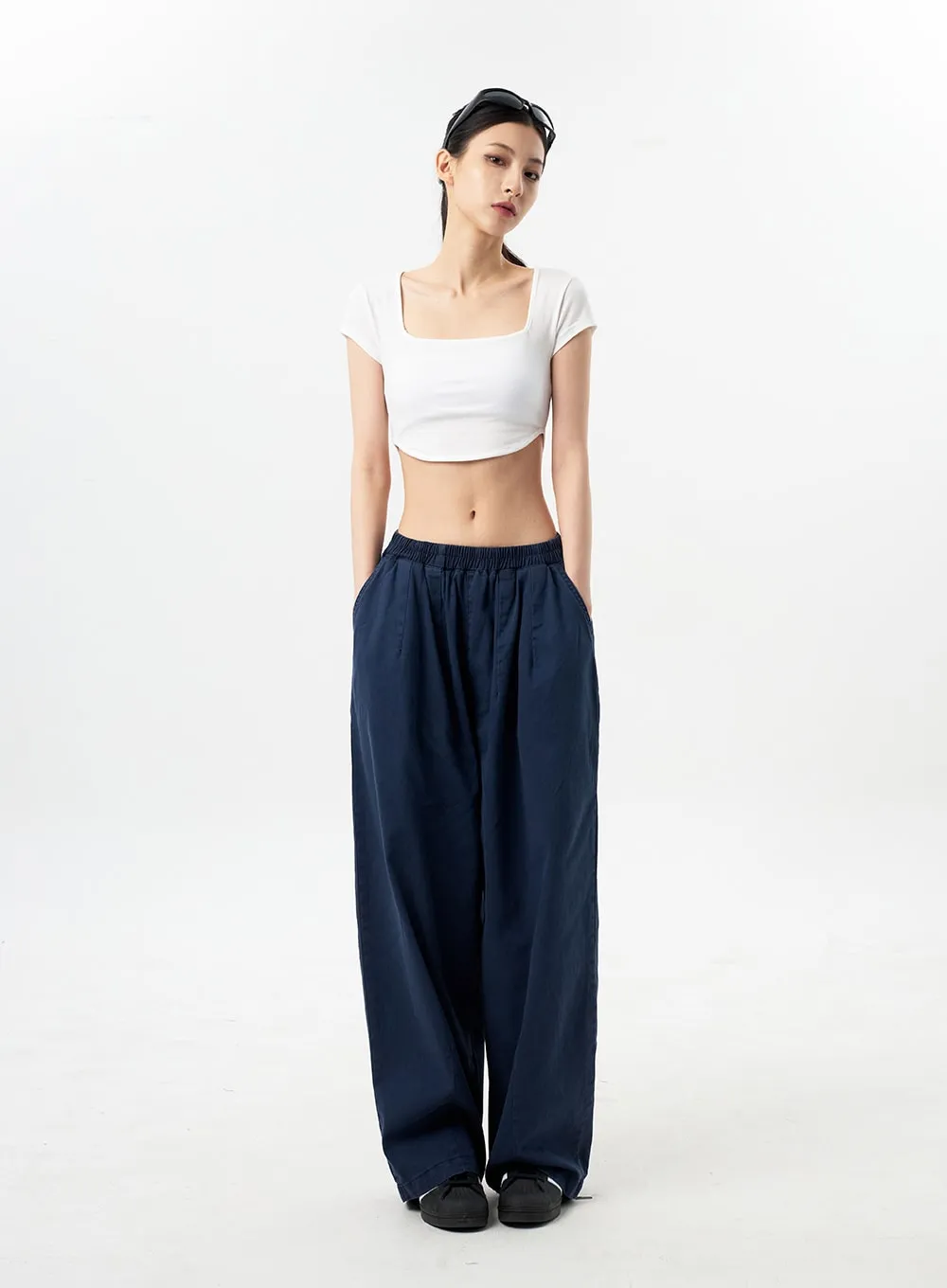 Low Rise Cotton Pants CY312