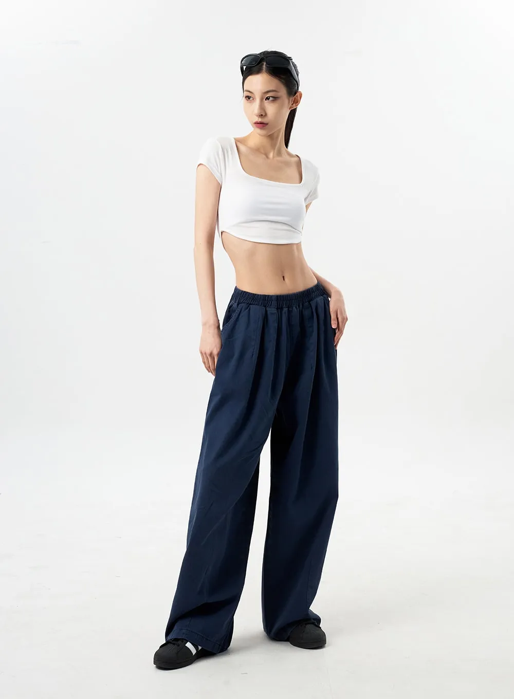 Low Rise Cotton Pants CY312