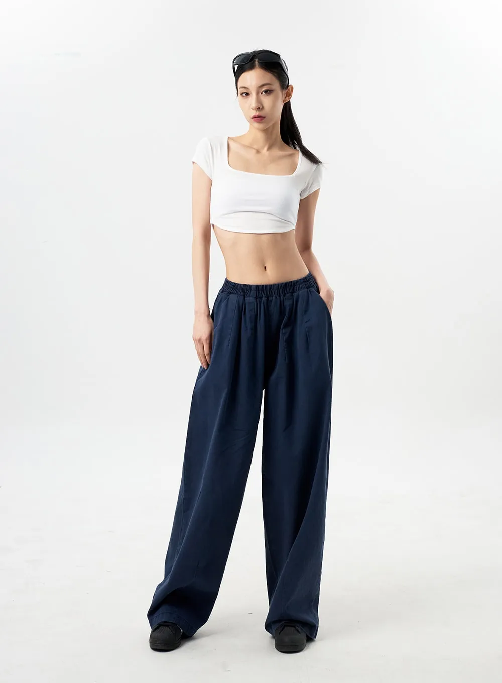 Low Rise Cotton Pants CY312