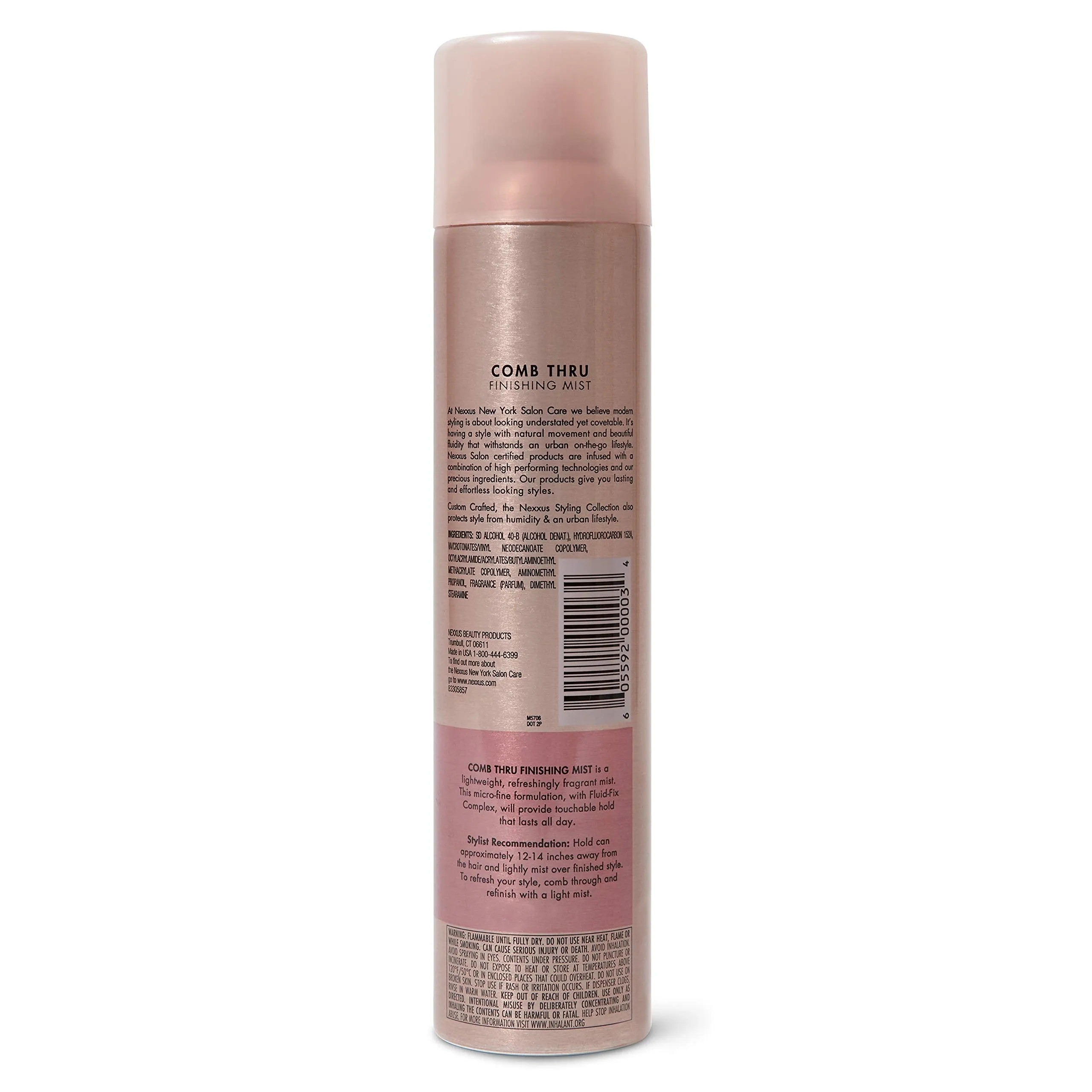 Nexxus Comb Thru Finishing Spray Hair Spray, Hair Spray for Volume, Hair Mist, Hair Shine Spray 10 oz