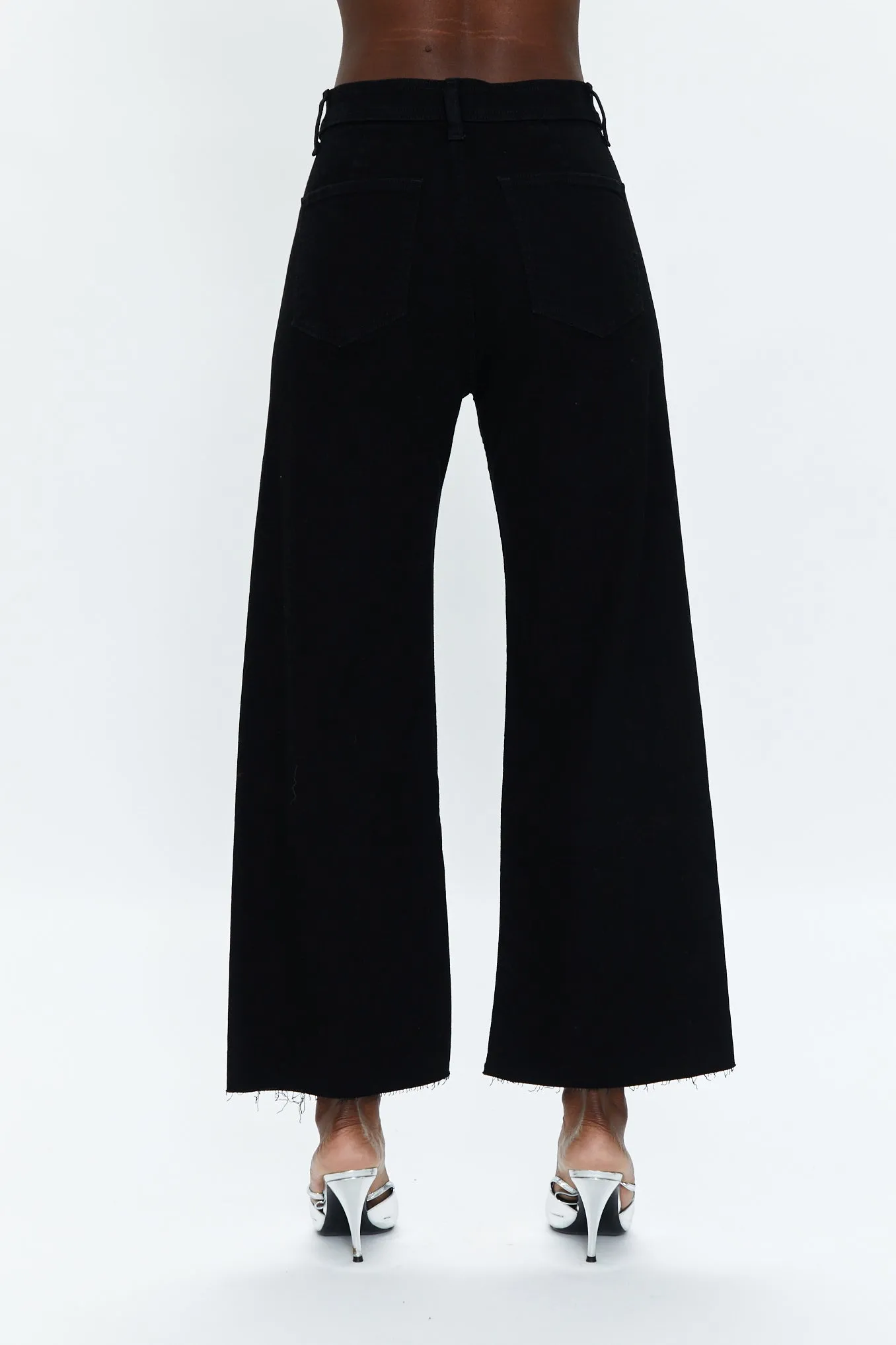 Penny High Rise Wide Leg Black