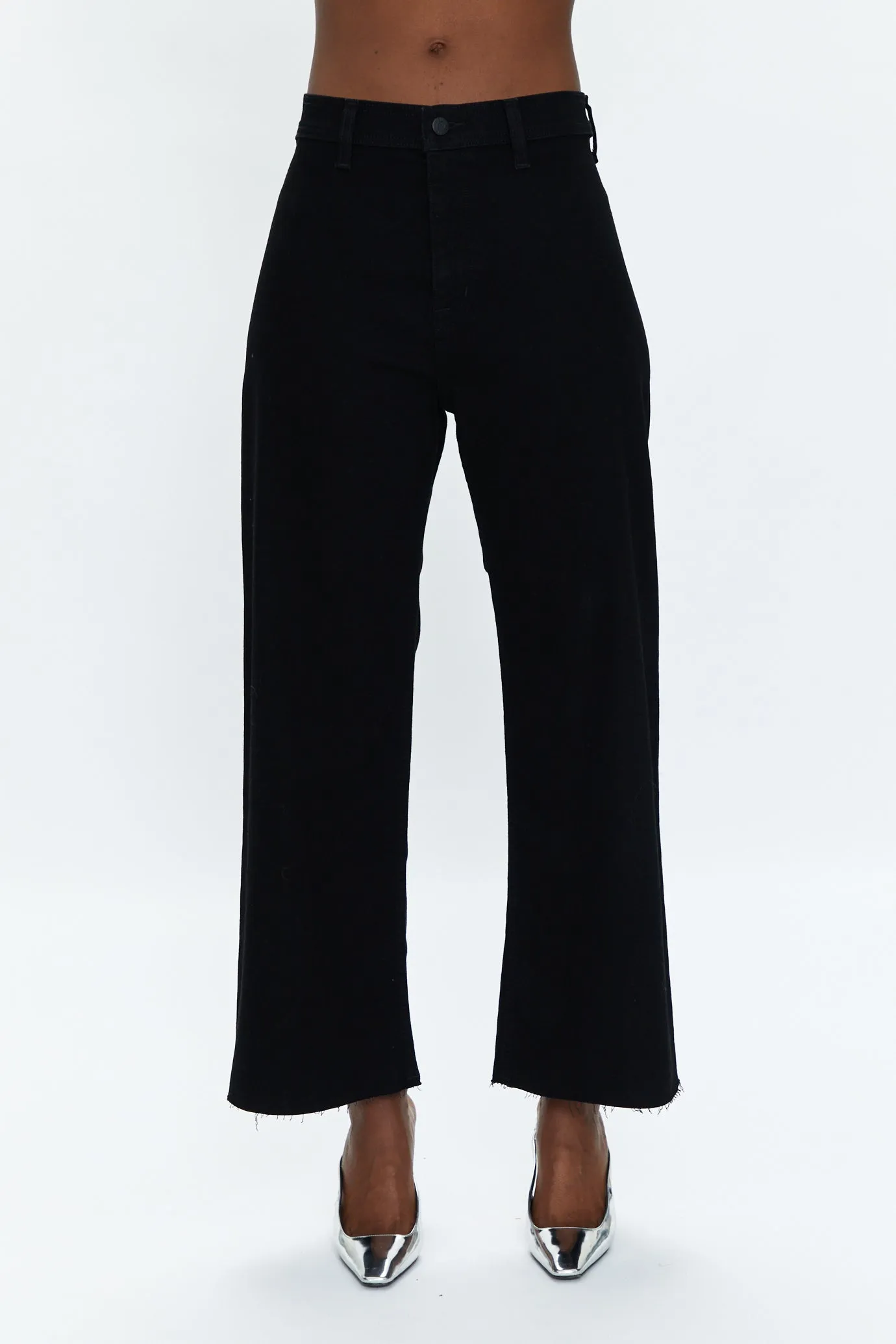 Penny High Rise Wide Leg Black