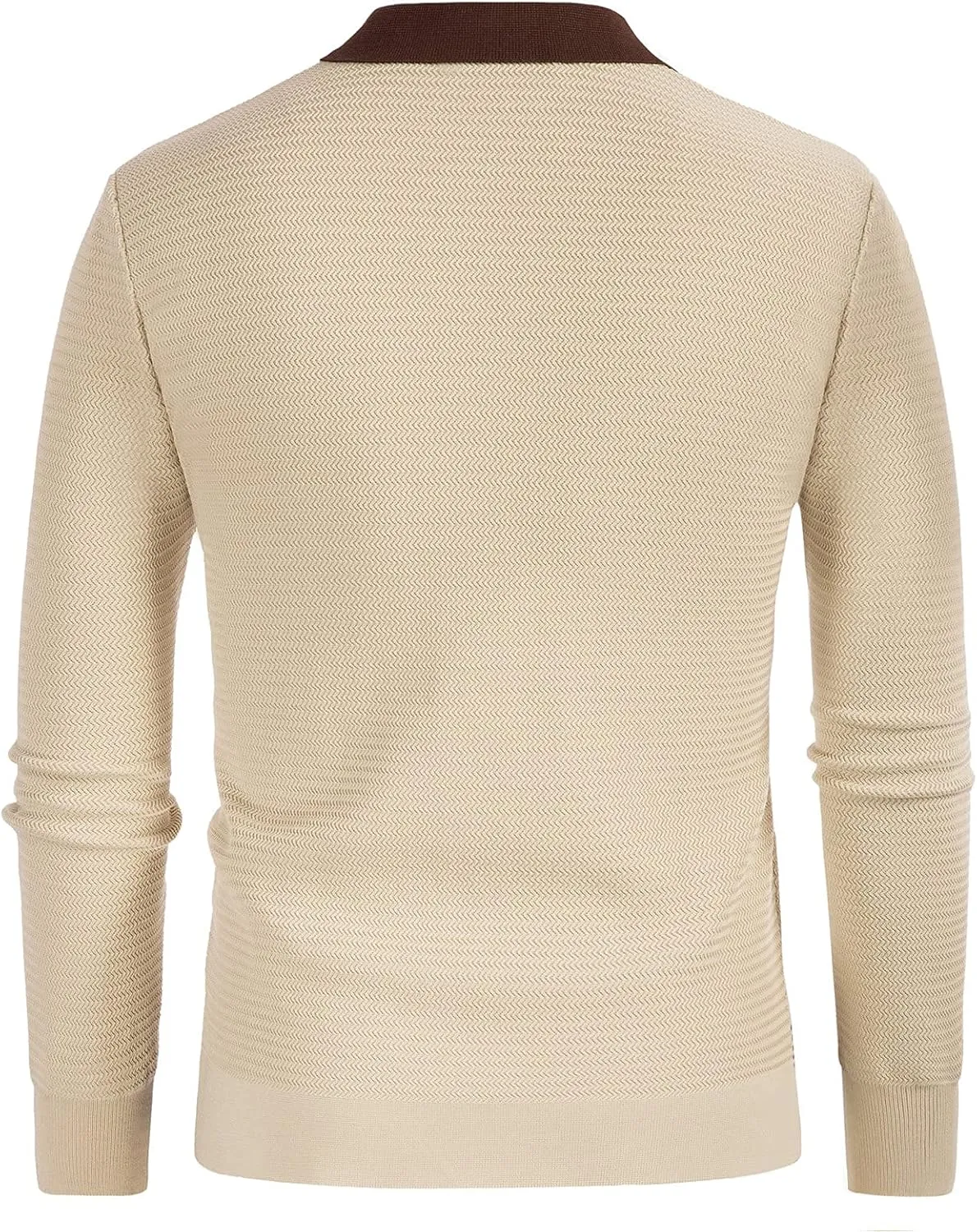 PJ PAUL JONES Mens Button Down Polo Shirts Striped Knitted Cardigan Sweaters
