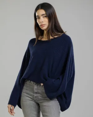 Ribbed Sweater | Navy