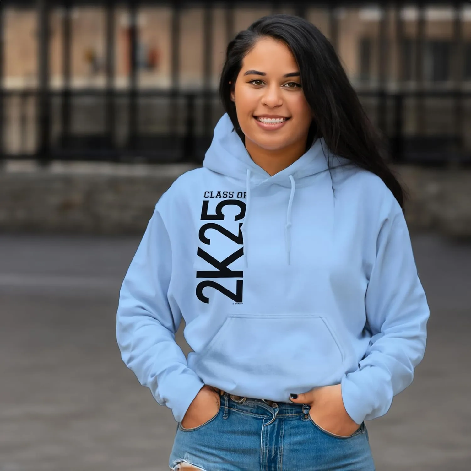 ThisWear 2025 Graduation Class of 2K25 Graduation Long Sleeve Hoodie Sweatshirt