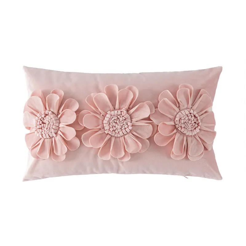 Wind Flower Embrace Pillow Cover
