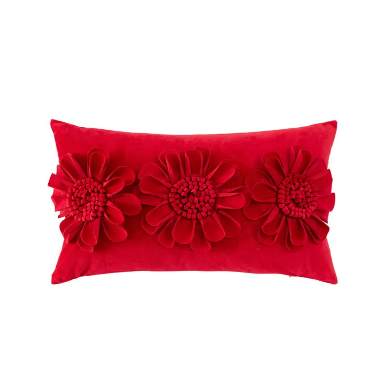 Wind Flower Embrace Pillow Cover
